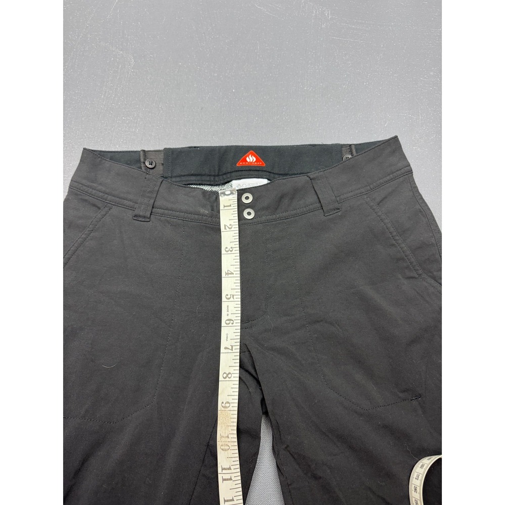 Columbia Omni-Heat Women's Size 4 Black Softshell Hiking Pants Outdoor Stretch - Picture 11 of 13